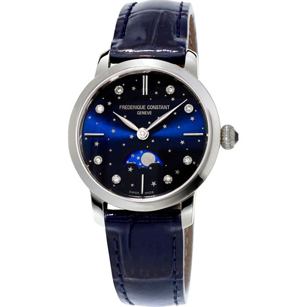 Часы Frederique Constant Slim Line Moonphase FC-206NSD1S6